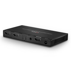 High-Performance Lindy 2 Port HDMI 2.0 18G Splitter - Model 38230